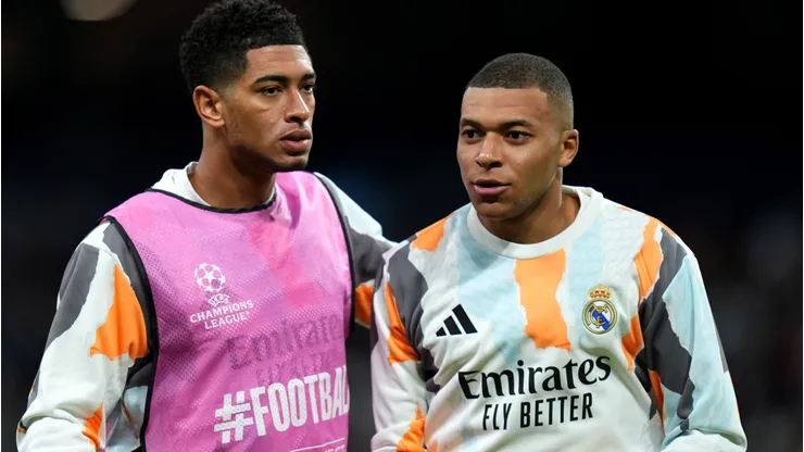 Mbappé e Bellingham se envitam na Copa do Mundo. Foto: Angel Martinez/Getty Images