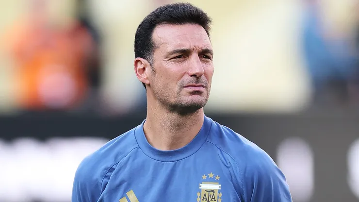 Lionel Scaloni em Espanha x Argentina. (Photo by Justin Setterfield/Getty Images)
