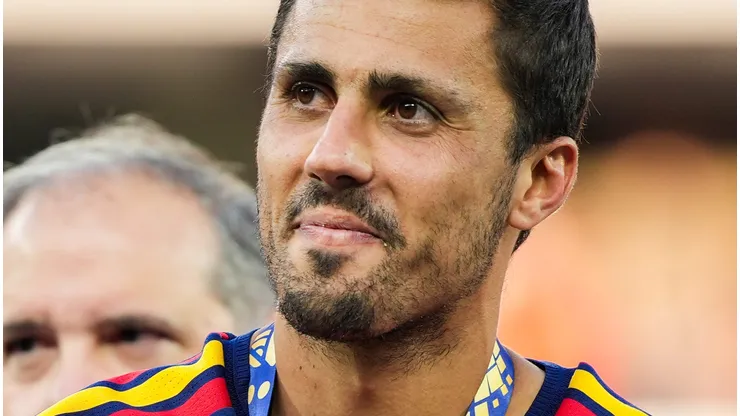 Rodri, campeão do Mundo com a Espanha. (Photo by Andrew Harnik/Getty Images)