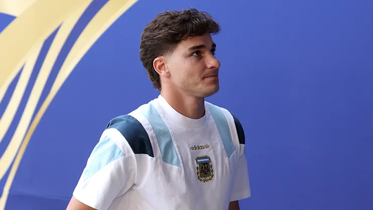 Julián Alvarez, atacante da Argentina. (Foto: Florencia Tan Jun/Getty Images)