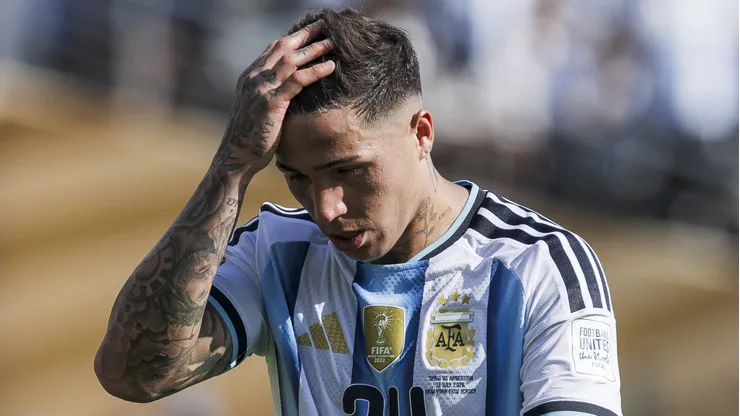 Enzo Fernandez pela Argentina. Foto: IMAGO / Nicolo Campo