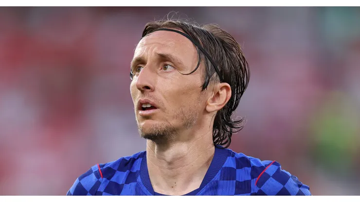 Modric em campo pela seleção croata (Photo by Justin Setterfield/Getty Images)