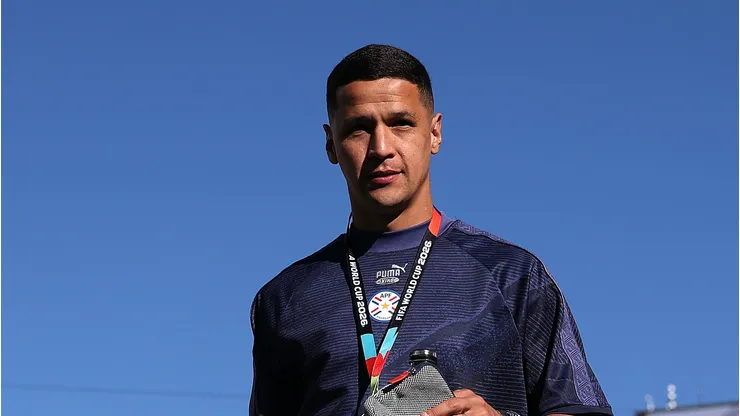 Arce pela seleção paraguaia na Copa (Photo by Richard Heathcote/Getty Images)