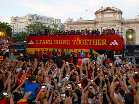 Espanha provoca CR7 na festa do título da Copa do Mundo