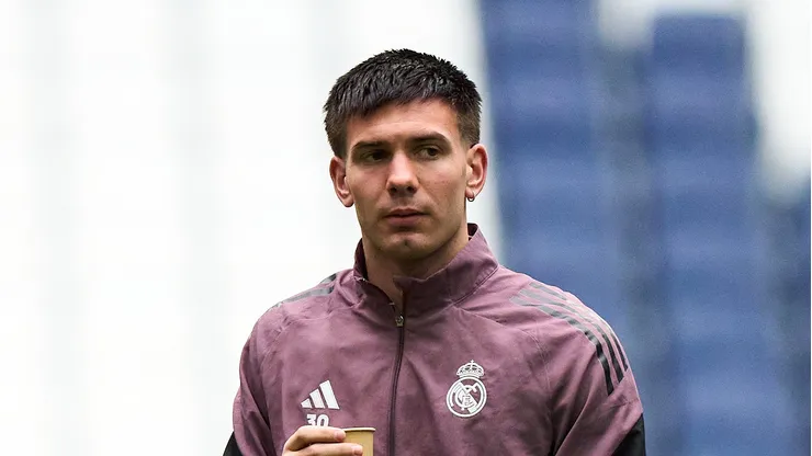 Mastantuono com o Real Madrid (Photo by Angel Martinez/Getty Images)