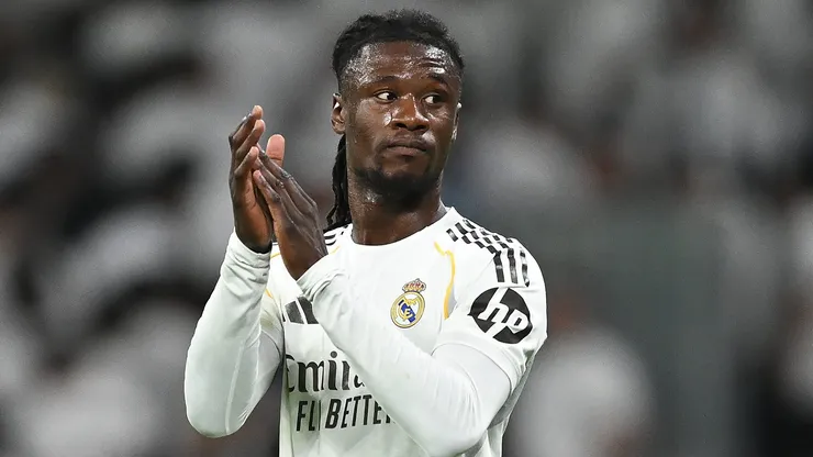 Eduardo Camavinga, meia do Real Madrid. (Photo by Denis Doyle/Getty Images)