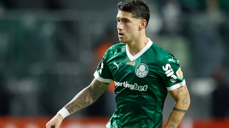 Emi Martínez, volante do Palmeiras (Miguel Schincariol/Getty Images)