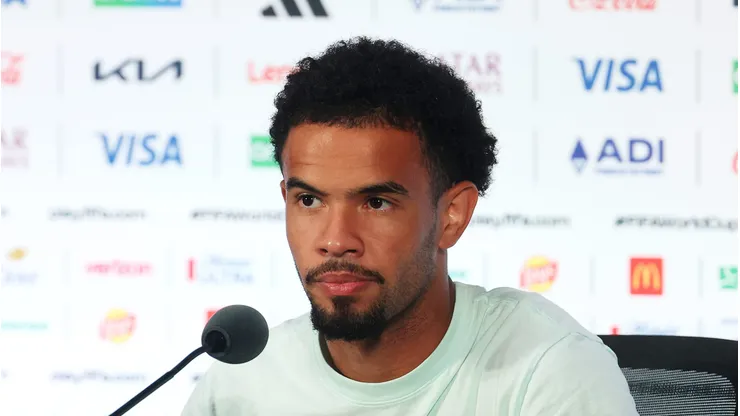 Warren Zaïre-Emery em entrevista coletiva da França (Photo by Stacy Revere/Getty Images)