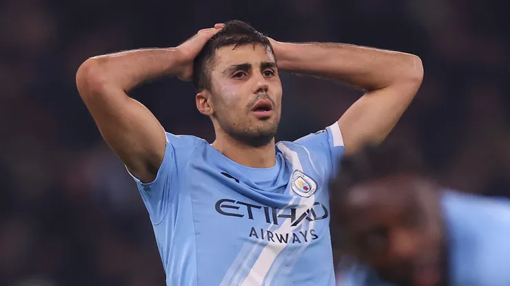Rodri pelo Manchester City. (Foto: Carl Recine/Getty Images)