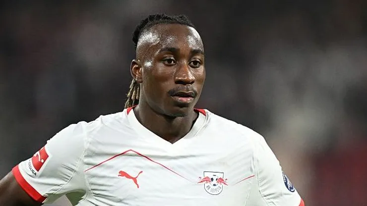 Yan Diomandé, do RB Leipzig. Foto: Stuart Franklin/Getty Images