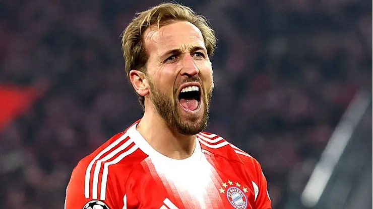 Harry Kane pelo FC Bayern de Munique. Foto: Alexander Hassenstein/Getty Images)