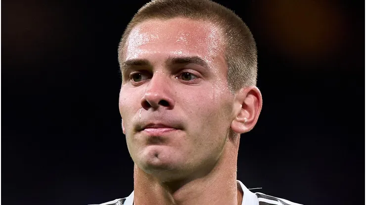 Franco Mastantuono em jogo do Real Madrid. (Photo by Angel Martinez/Getty Images)