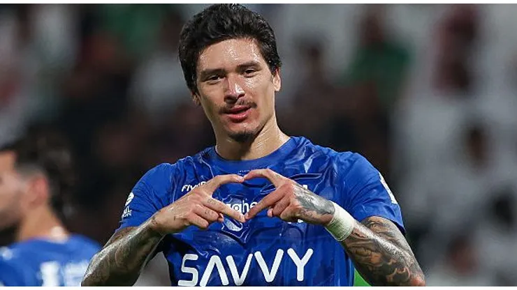 Darwin Núñez pelo Al-Hilal. Foto: Yasser Bakhsh/Getty Images
