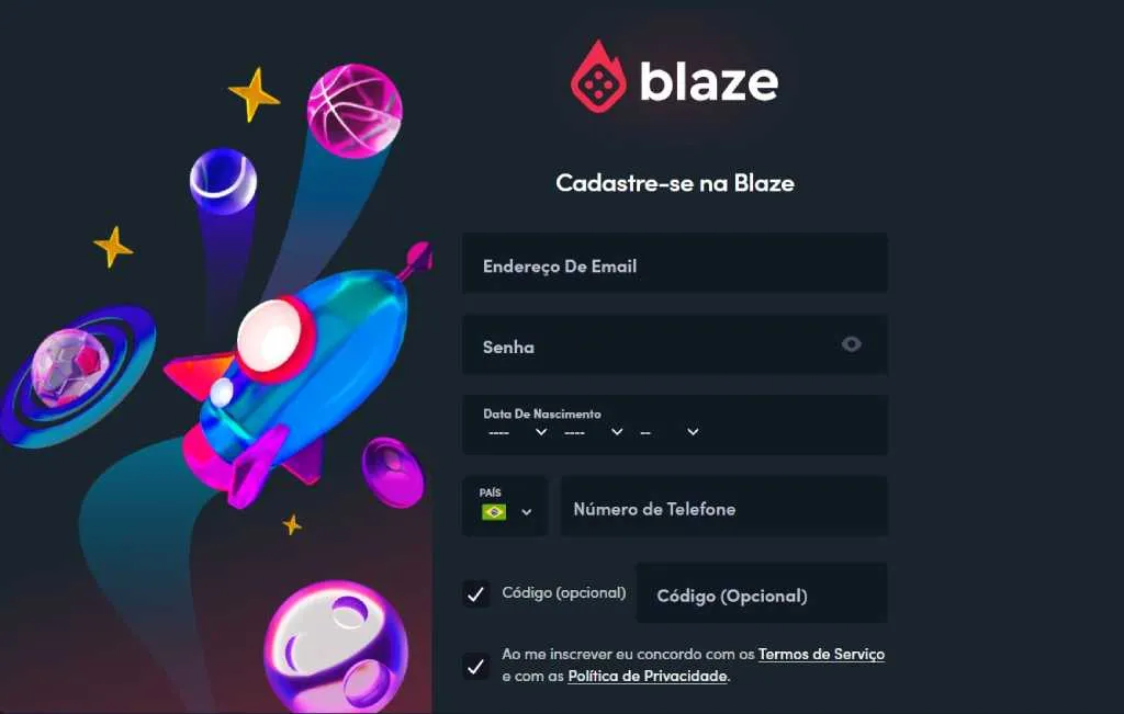 Código promocional Blaze