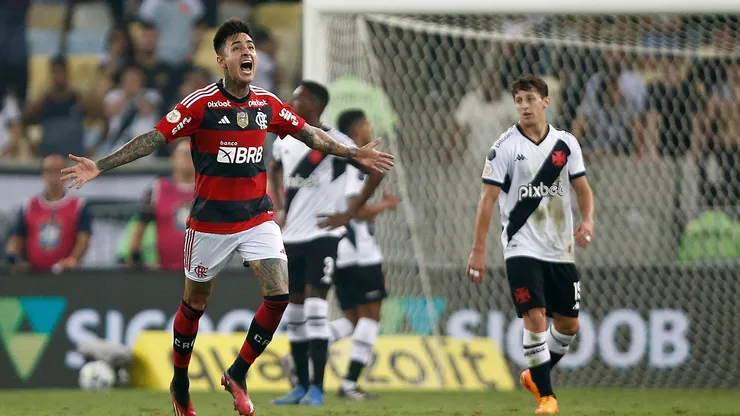 Erick Pulgar em jogo do Flamengo (Wagner Meier/Getty Images)