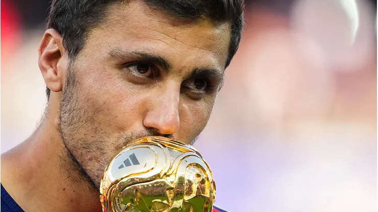 Manchester City exige R$ 406 milhões para vender Rodri ao Real Madrid e merengues definem seu limite. (Foto: Andrew Harnik/Getty Images)