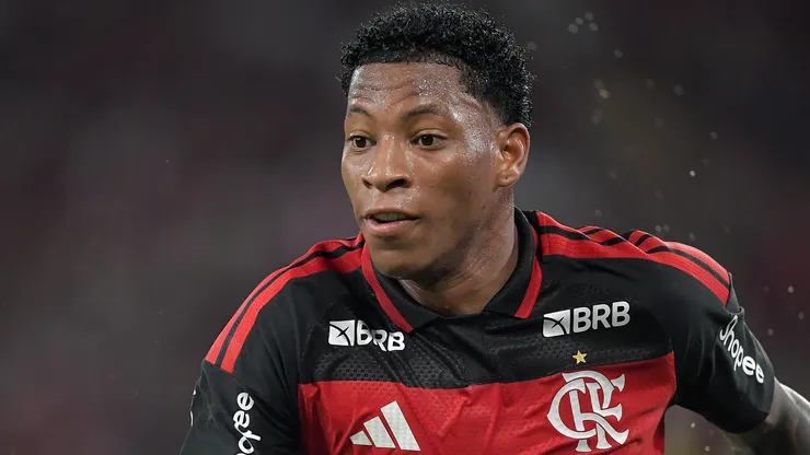 Gonzalo Plata em campo pelo Flamengo. Foto: Thiago Ribeiro/AGIF