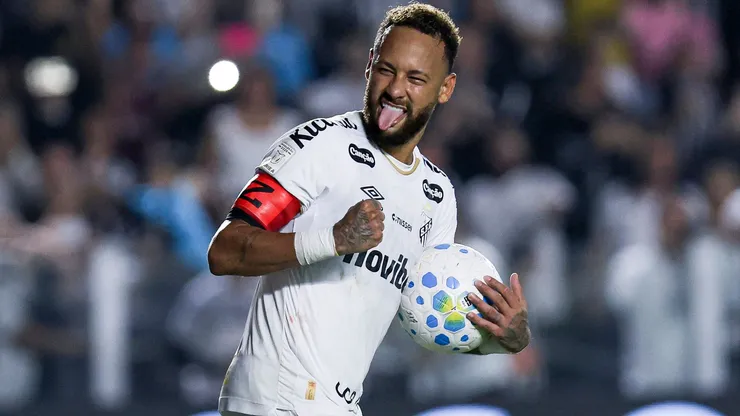 Neymar marcou pelo Santos contra a Chapecoense