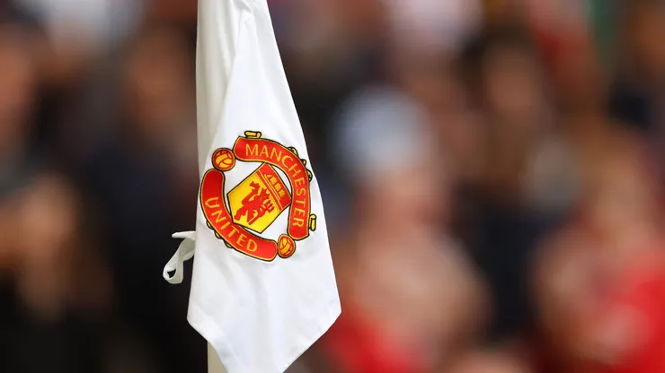 Bandeira e escudo do Manchester United
