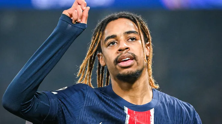 Bradley Barcola do PSG. Foto: IMAGO / ZUMA Press Wire