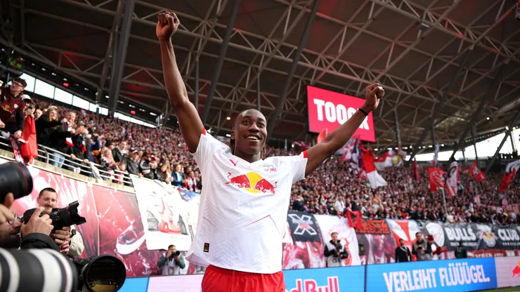 Yan Diomande se aproxima de fechar com o Real Madrid (Maja Hitij/Getty Images)
