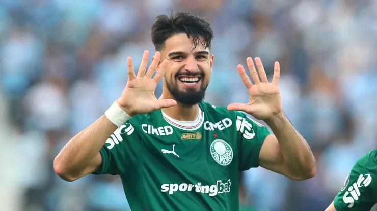 Flaco López, do Palmeiras. (Foto: Mariana Bazo/Getty Images)