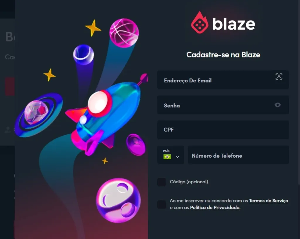 Blaze Cadastro