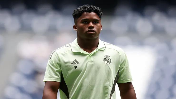 Endrick pode novamente ser emprestado pelo Real Madrid - Florencia Tan Jun/Getty Images