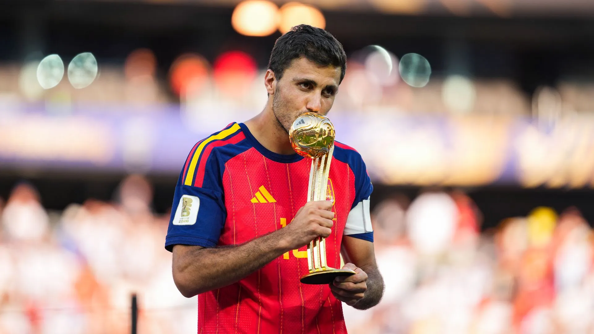 Rodri foi eleito o melhor da Copa 2026 (foto: Andrew Harnik/Getty Images)