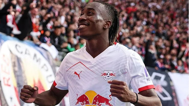 Yan Diomandé do RB Leipzig. Foto: Maja Hitij/Getty Images