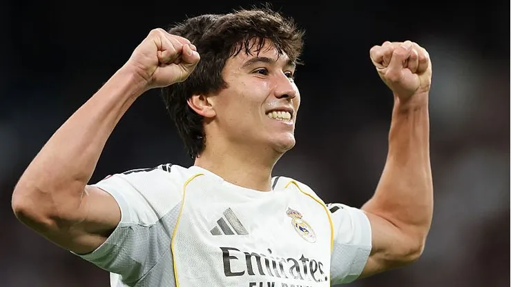 Gonzalo García pelo Real Madrid. Foto: Florencia Tan Jun/Getty Images