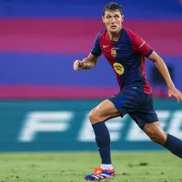 Christensen celebra renovação com o Barcelona