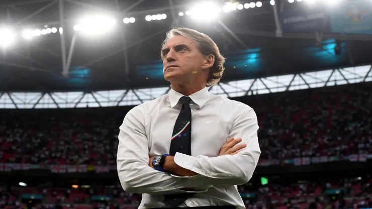 Roberto Mancini na Eurocopa 2021 pela Seleção Italiana - Claudio Villa/Getty Images