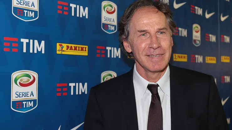 Franco Baresi of AC Milan attends the Serie A 2018/19 Fixture unveiling on July 26, 2018 in Milan, Italy.