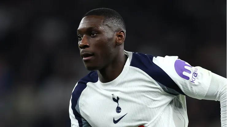 Randal Kolo Muani durante a partida de volta das oitavas de final da Liga dos Campeões entre Tottenham e Atlético de Madrid. (Photo by Justin Setterfield/Getty Images)