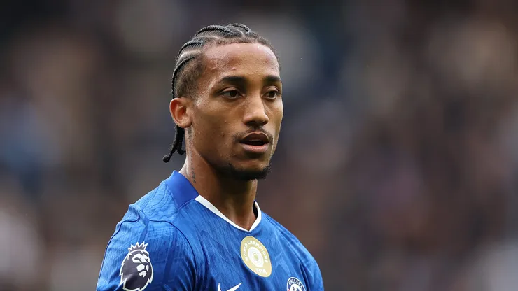 Joao Pedro of Chelsea during the Premier League match between Chelsea and Nottingham Forest at Stamford Bridge on May 04, 2026 in London, England. (Photo by Alex Pantling/Getty Images)