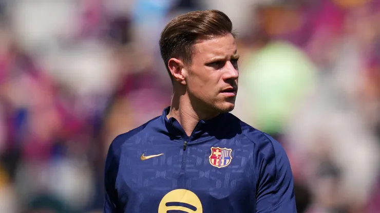 Ter Stegen pelo Barcelona. (Foto: Alex Caparros/Getty Images)