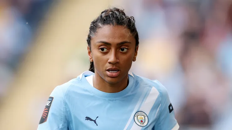 Kerolin em jogo do Manchester City. (Foto: Matt McNulty/Getty Images)