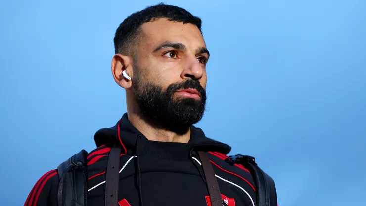 Mohamed Salah of Liverpool arrives at the stadium prior to the Premier League match between Leeds United and Liverpool at Elland Road on December 06, 2025 in Leeds, England.