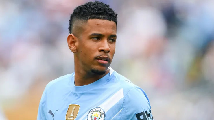 Savinho of Manchester City looks on during the FIFA Club World Cup 2025 group G match between Manchester City FC and Wydad AC at Lincoln Financial Field on June 18, 2025 in Philadelphia, Pennsylvania.
