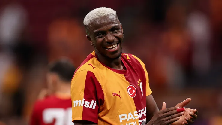 Victor Osimhen, do Galatasaray. (Foto: Ahmad Mora/Getty Images)