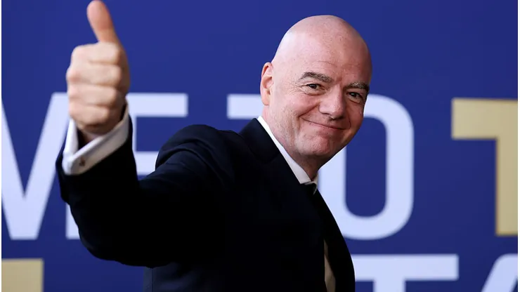 Infantino quer a final da Copa no Marrocos. Florencia Tan Jun/Getty Images.