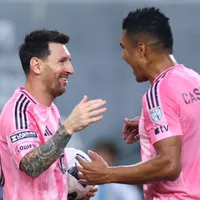 Abraço entre Casemiro e Messi vira destaque do jogo