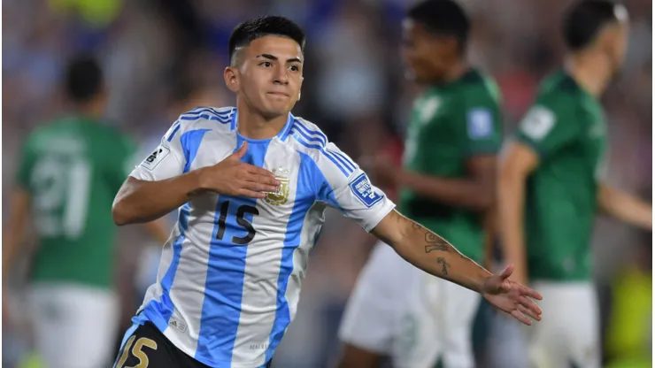 Thiago Almada fica perto de assinar com o River Plate. Marcelo Endelli/Getty Images.