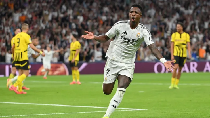Vini Jr. renova com o Real Madrid. Denis Doyle/Getty Images.