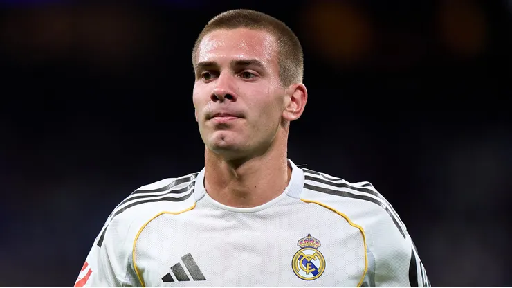 Franco Mastantuono durante partida da LaLiga entre Real Madrid e Athletic Club no Santiago Bernabéu. (Photo by Angel Martinez/Getty Images)