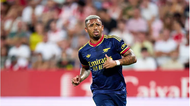 Gabriel Jesus na pré-temporada. Photo by Alex Caparros/Getty Images
