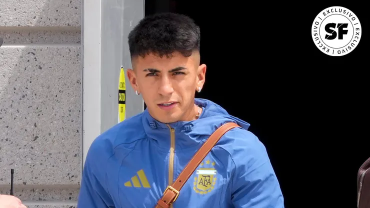Thiago Almada pela Argentina. (Foto: Jay Biggerstaff/Getty Images)