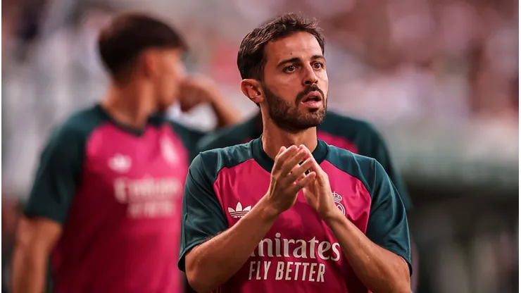 Bernardo Silva está abaixo fisicamente. David Balogh/Getty Images.