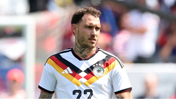 David Raum durante o amistoso internacional entre Estados Unidos e Alemanha. (Photo by Alexander Hassenstein/Getty Images)